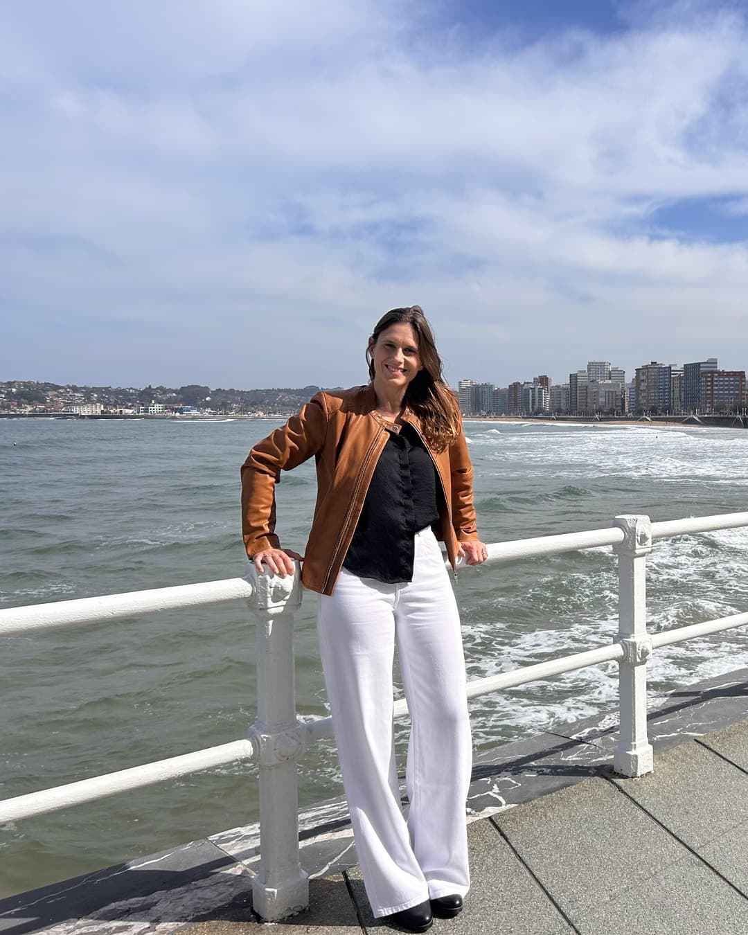 Marta Picas con la comunidad